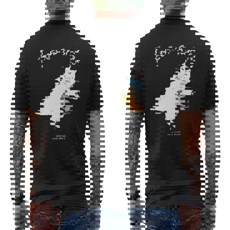 Room Mate ねこ&ねずみ お昼寝a メンズTシャツ バックプリント