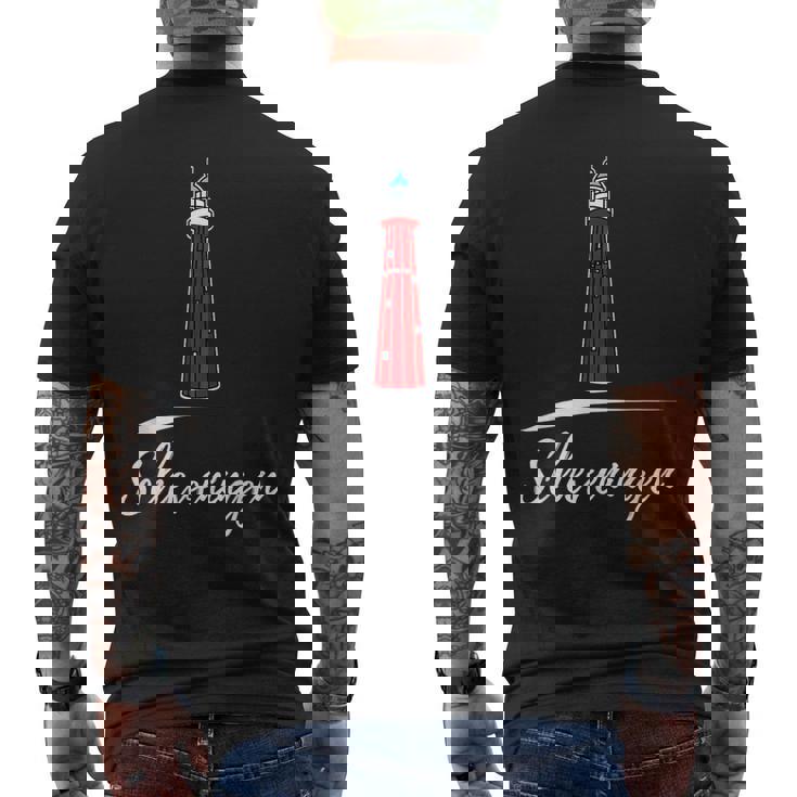 Scheveningen Lighthouse メンズTシャツ バックプリント