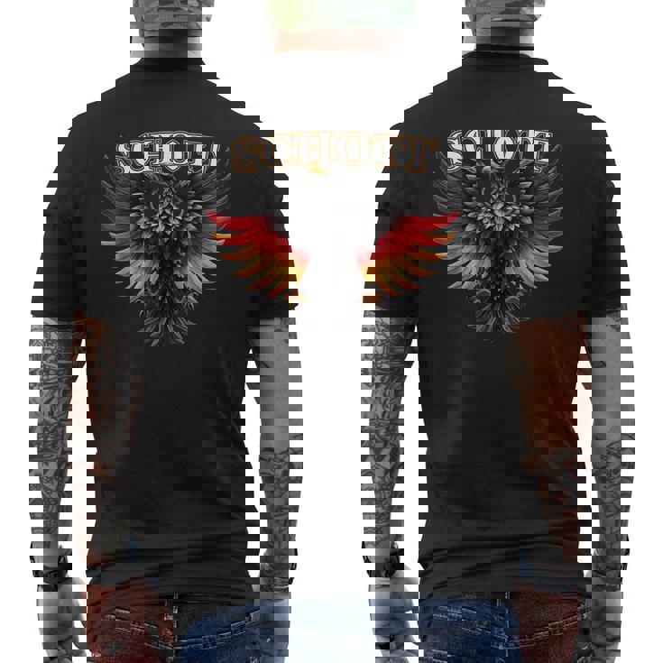 Schott Nachname Familiennameurname Family Last Name メンズTシャツ バックプリント