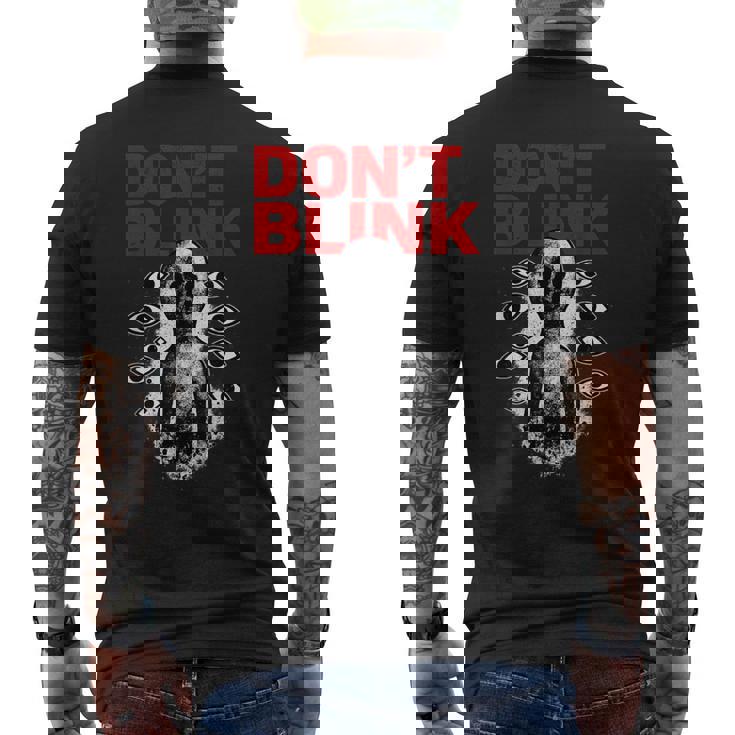 Scp-173 – Don't Blink メンズTシャツ バックプリント