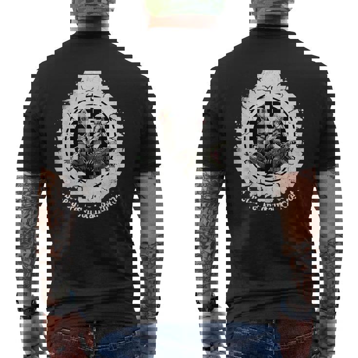 Scp Foundation セキュア コンテイン プロテクト クリーチャー メンズTシャツ バックプリント