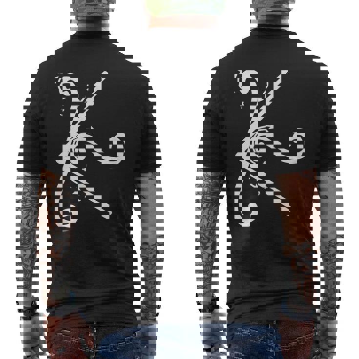 Shanti Om Peace Yoga メンズTシャツ バックプリント