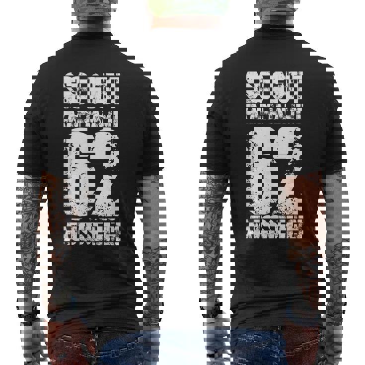 So Gut Kann Mit 62 Aussehen 62歳 男 還暦 メンズTシャツ バックプリント