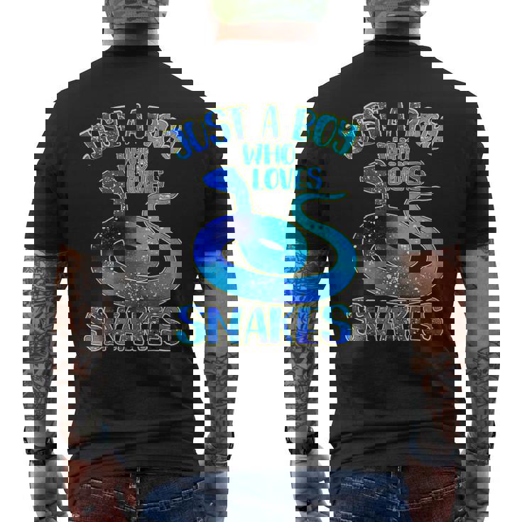 Sólo Un Niño Que Ama A Laserpientes Camiseta Hombre Estampado Espalda