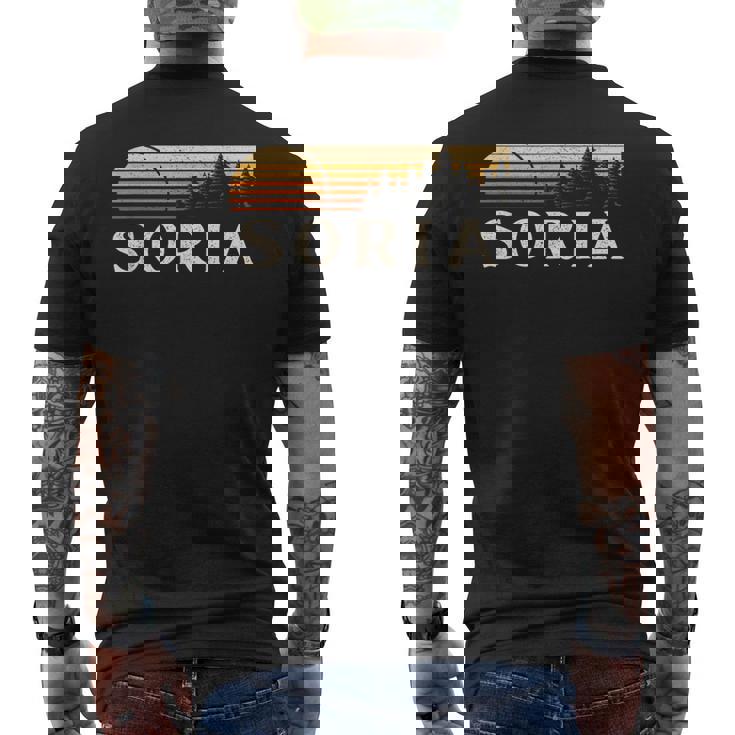 Soria España Evergreenintageunset Camiseta Hombre Estampado Espalda