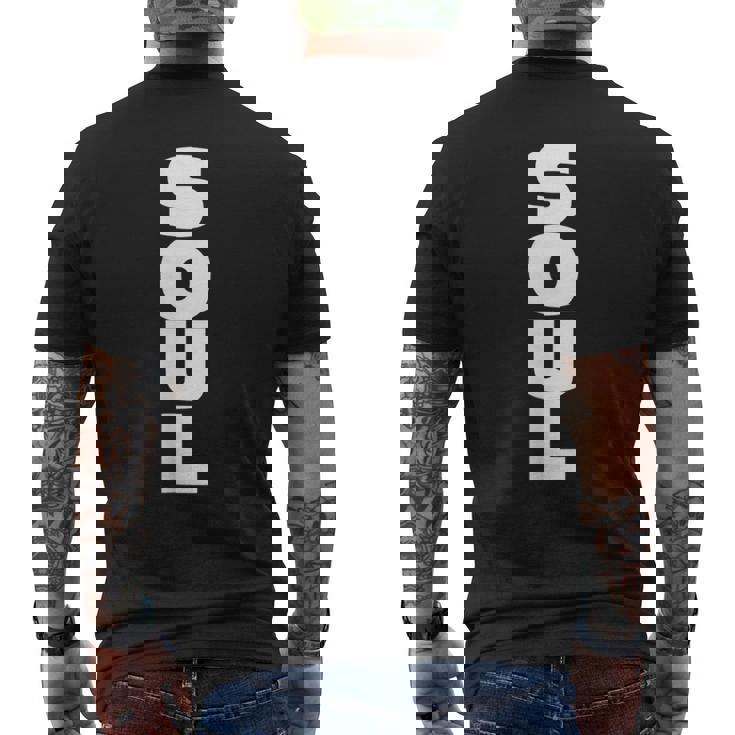 Soul Music Deepoulful House Music Dance トップ メンズTシャツ バックプリント