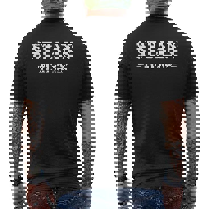 Stan The Man ギフトネームtシャツ メンズTシャツ バックプリント