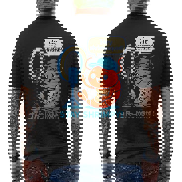 Stayhrimpy Prawn Forhrimpquadhrimp Lover メンズTシャツ バックプリント