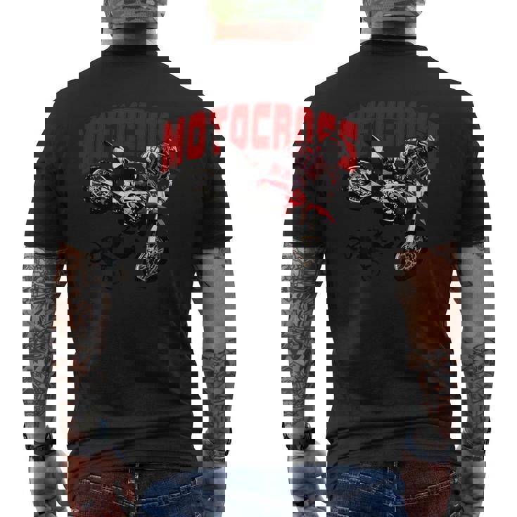 Supercross Motocross Gear Love Race Motorcycle メンズTシャツ バックプリント