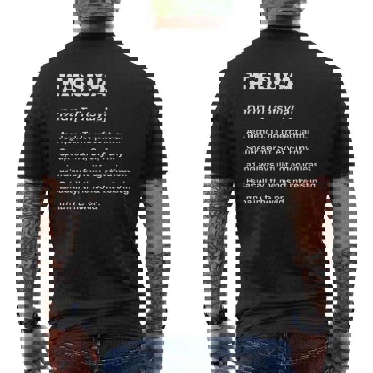 Tatsuya 達也 メンズTシャツ バックプリント