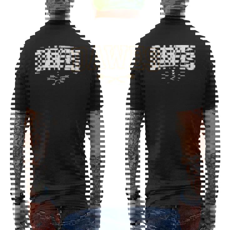 Thatays Dawes シンプル County Counties Dawes メンズTシャツ バックプリント