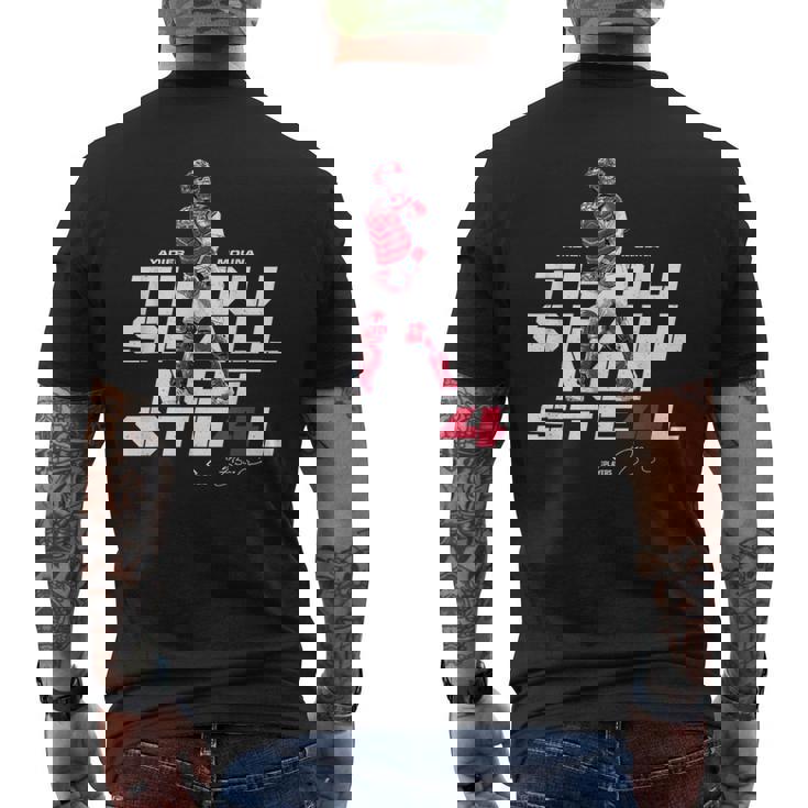 Thouhall Notteal Yadier Molina Baseball Player メンズTシャツ バックプリント