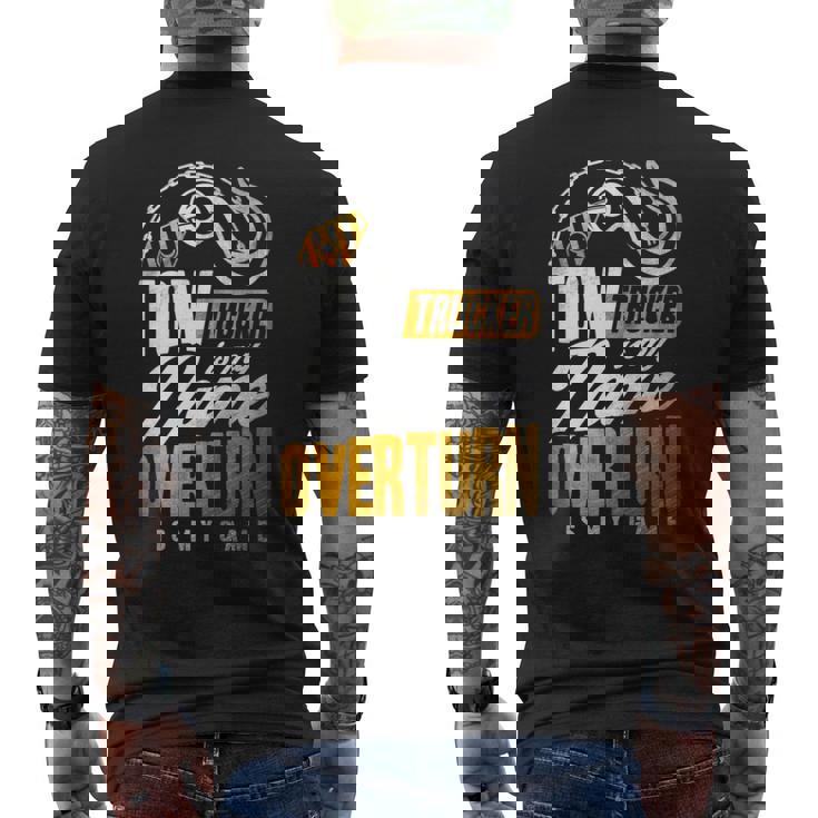 Tow Trucker Is My Name Overturn Is My Game Driver Wrecker 長袖tシャツ メンズTシャツ バックプリント