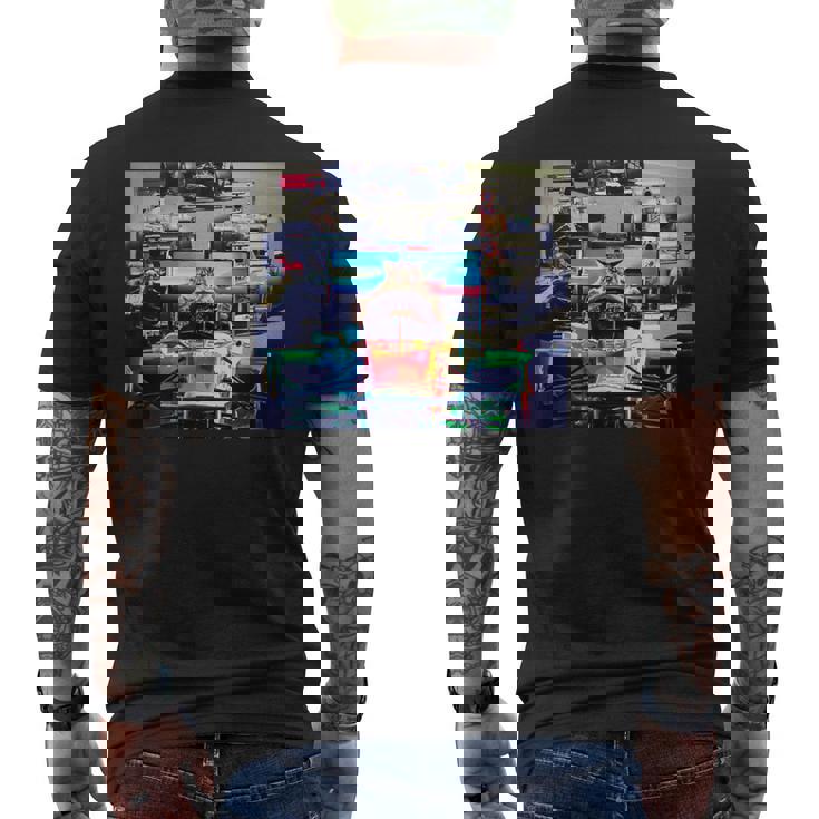 Trendy Formula One Kitty Poster メンズTシャツ バックプリント