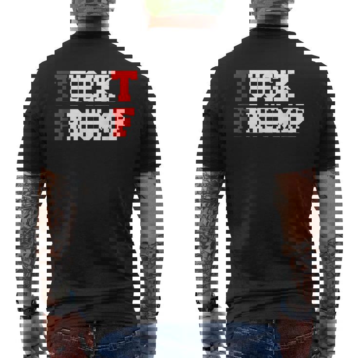 Tuck Frump 面白い反ドナルド・トランプドナルド・トランプ メンズTシャツ バックプリント