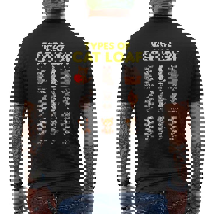 Types Of Cat Loaf Cute Kitten Kawaii Cats Cat Lover メンズTシャツ バックプリント