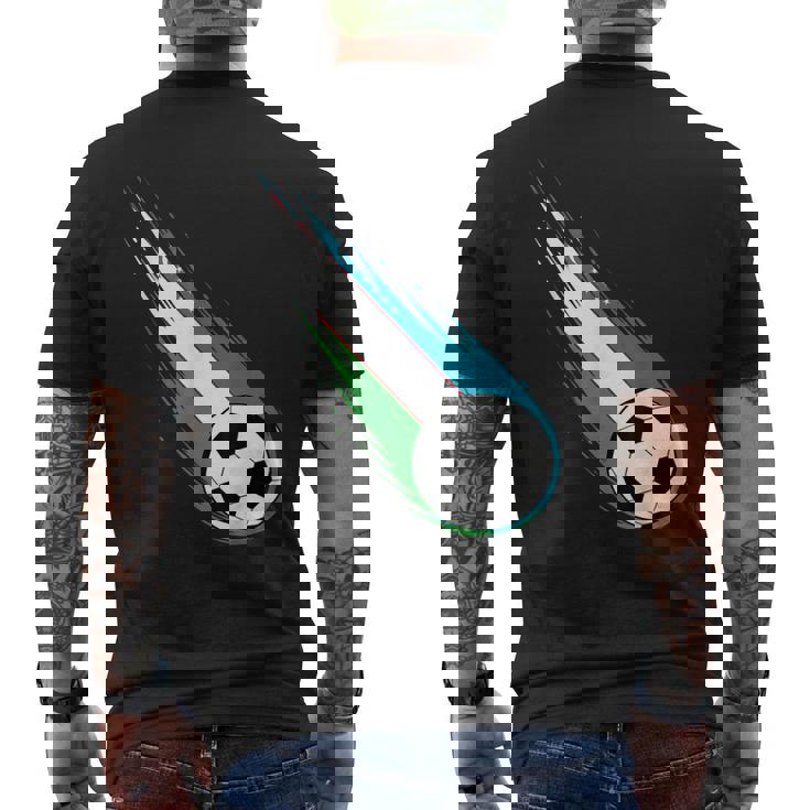 Uzbekistan Flag Graphic Uzbekistan Pride Heritage Men's Back Print T-Shirt