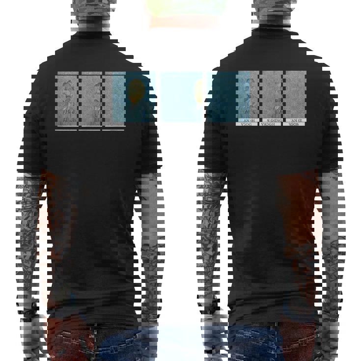 Van Goghan Goghingan Gone メンズTシャツ バックプリント