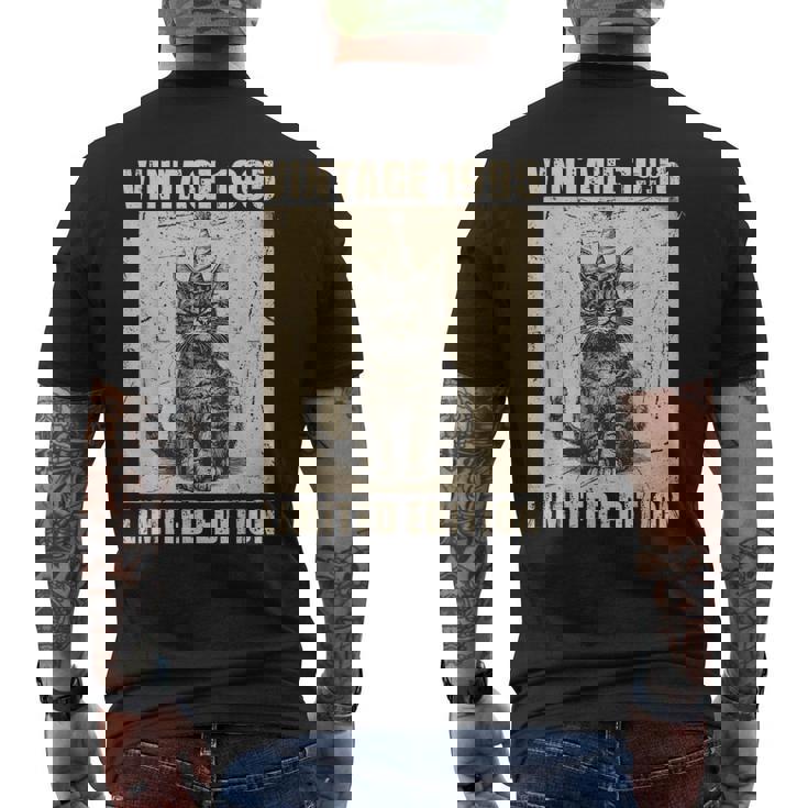 Vintage Cat 1995 30歳の誕生日 限定版 メンズTシャツ バックプリント