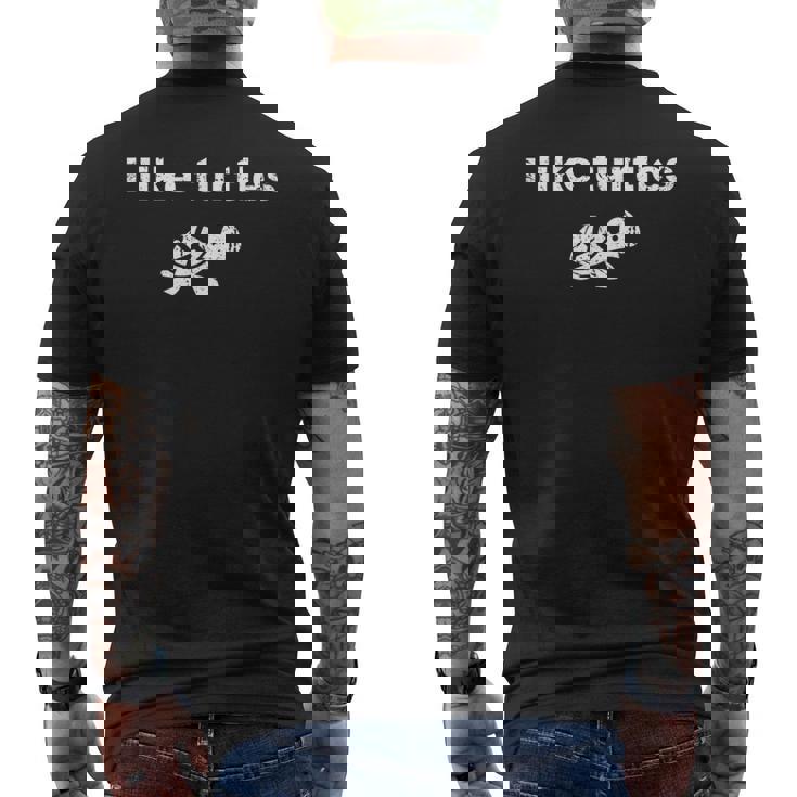 Vintage I Like Turtles Turtle Pet For Turtle Lovers Men's T-shirt Back Print