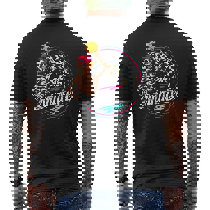 Water Polo タフアグレッシブプレイヤーディープエンドドミネーター。 メンズTシャツ バックプリント