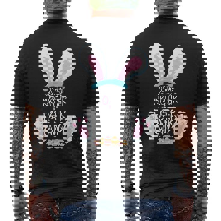 Will Trade Brother For Easter キャンディシャツ バニー 面白いイースター メンズTシャツ バックプリント