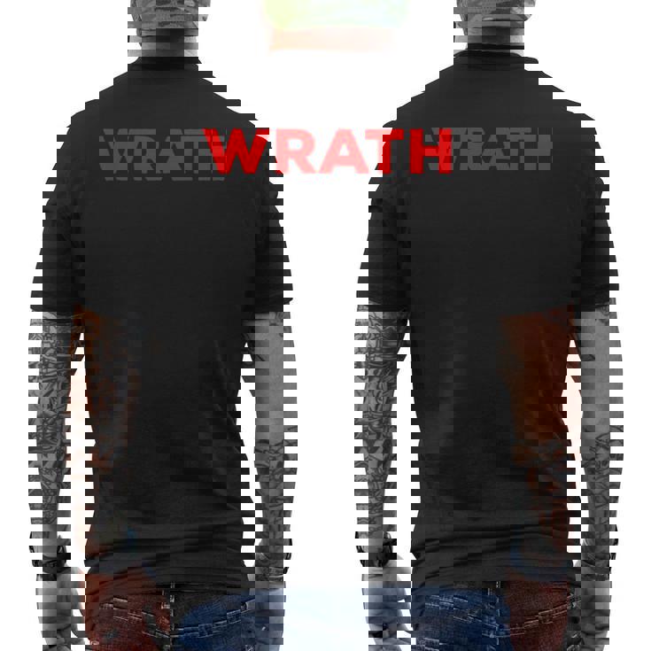 Wrath メンズTシャツ バックプリント
