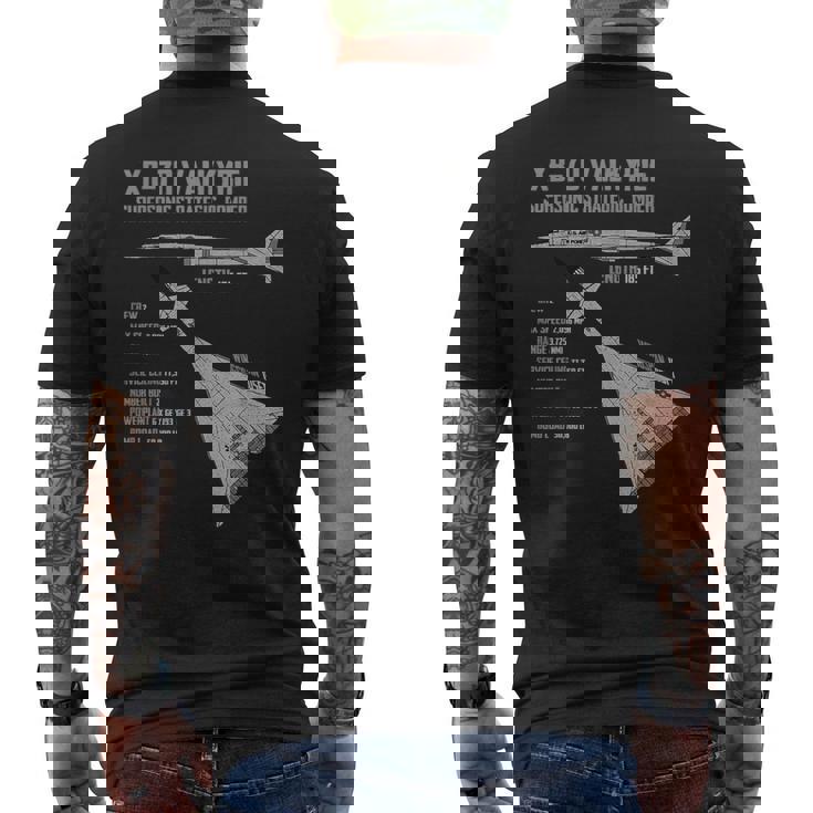 Xb-70 ヴァルキリー メンズTシャツ バックプリント