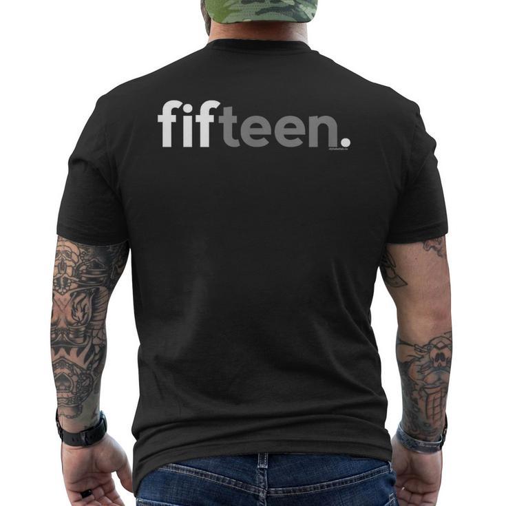 Zum 15 Geburtstag Für Nager Jungen Geschenkidee Fifn T-Shirt mit Rückendruck