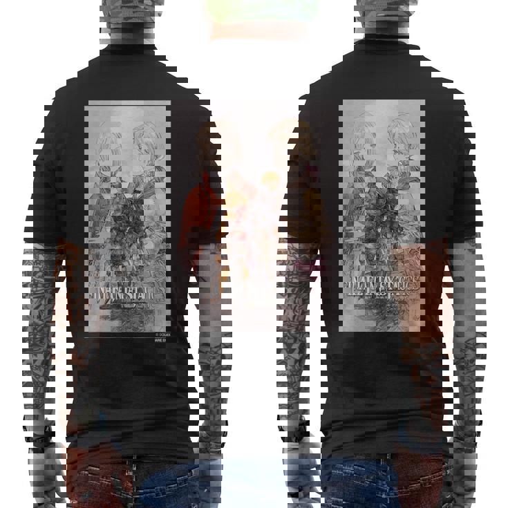 『ファイナルファンタジータクティクス – イヴァリース クロニクルズ』 キービジュアル メンズTシャツ バックプリント