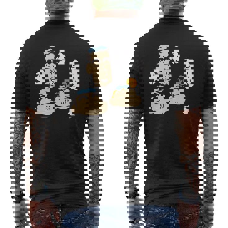 【まんが】クレヨンしんちゃん 仲良くお風呂 長袖tシャツ メンズTシャツ バックプリント