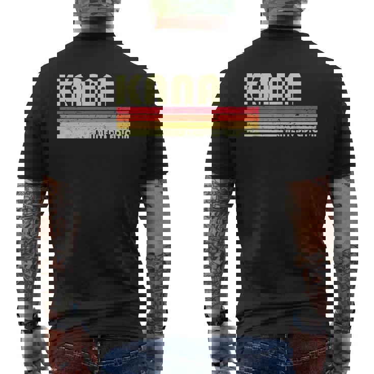 【佳奈 かな カナ】名前 名字 家族お揃い ギャグ ネタ ウケ狙い 贈り物 ギフト 面白い おもしろ メンズTシャツ バックプリント