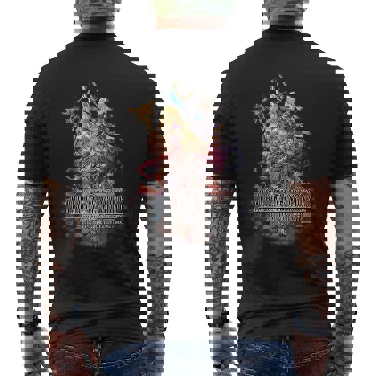 【公式】『Ffbe幻影戦争』メモリアルイラスト メンズTシャツ バックプリント