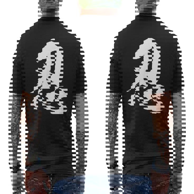 【忍】一文字 漢字 日本語 毛筆 書道 筆文字 言葉 和柄 日本 かっこいい お土産 海外 おもしろ 面白い 文字入り メンズTシャツ バックプリント