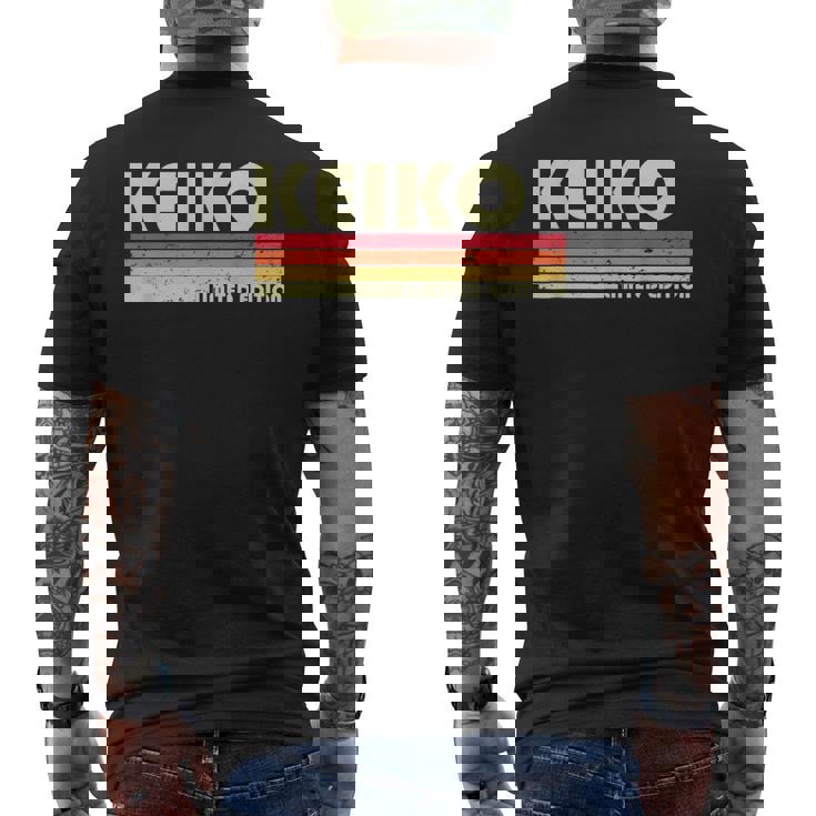 【恵子】名前 名字 家族お揃い ギャグ ネタ ウケ狙い 贈り物 ギフト 面白い おもしろ メンズTシャツ バックプリント