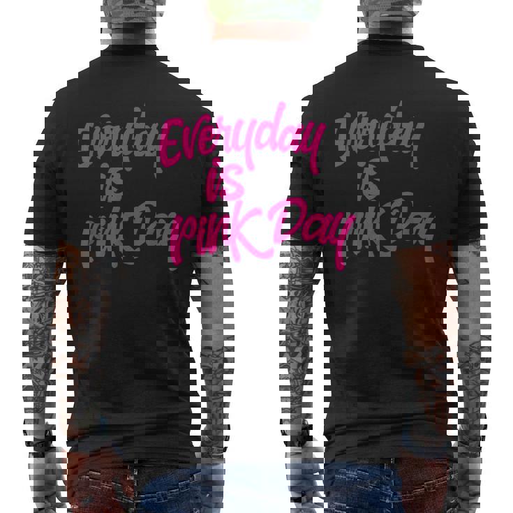 いじめ防止ピンクデイバディ Not A Bully End The Hate メンズTシャツ バックプリント