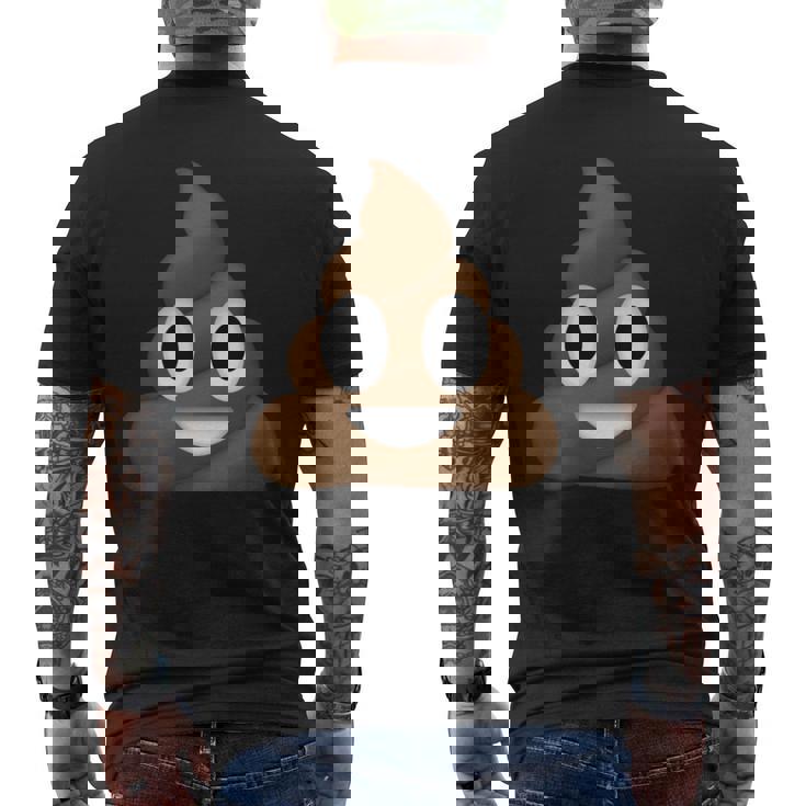 うんちパイル 笑顔 ハッピー うんちパイル うんちの渦 かわいい おもしろい 長袖tシャツ メンズTシャツ バックプリント