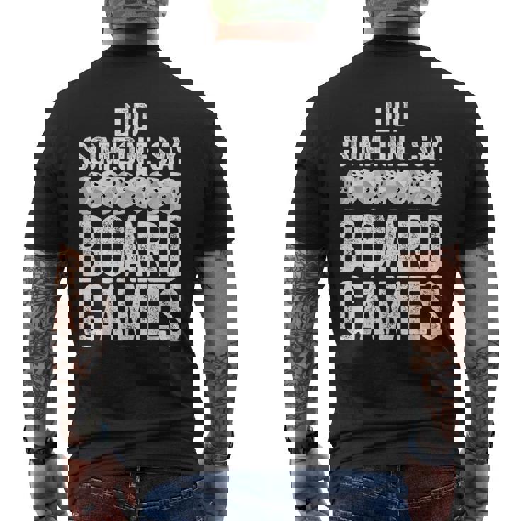 おもしろボードゲームシャツ Didomeoneay ボードゲーム メンズTシャツ バックプリント