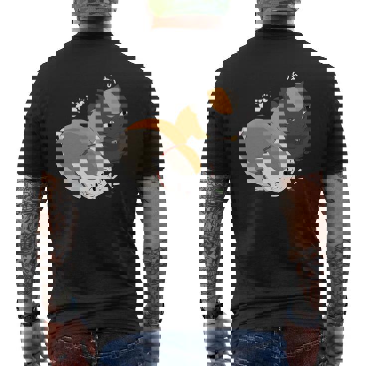 おもしろ猫ニャンコ先生 長袖tシャツ メンズTシャツ バックプリント