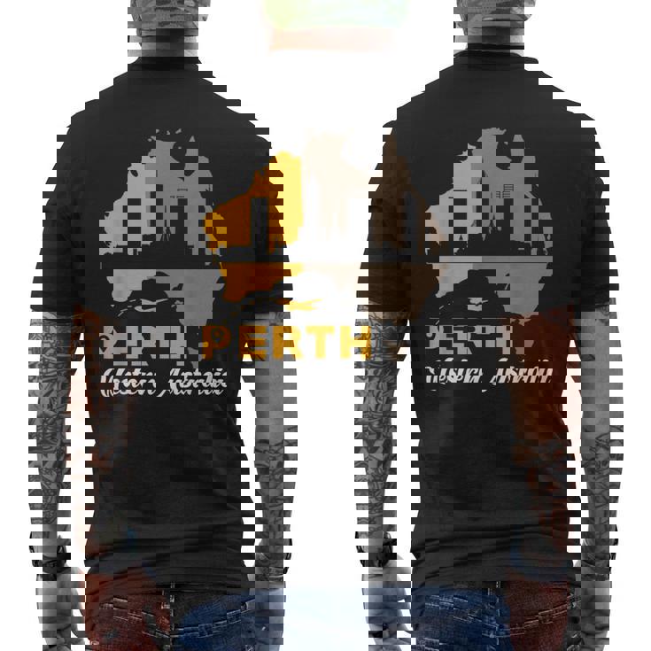 お土産 パース 西オーストラリア メンズTシャツ バックプリント