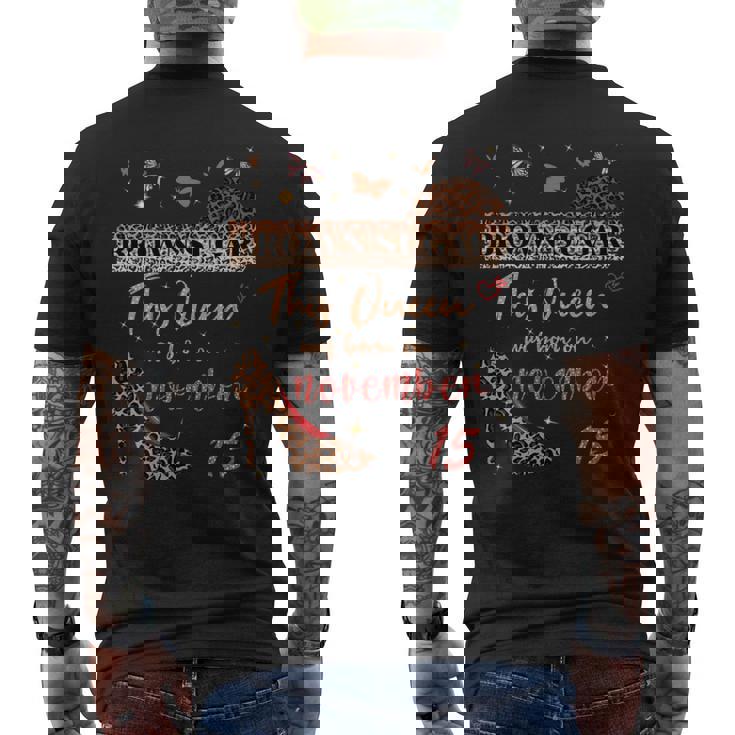 この女王は11月15日の誕生日ブラウンシュガーで生まれました。 長袖tシャツ メンズTシャツ バックプリント