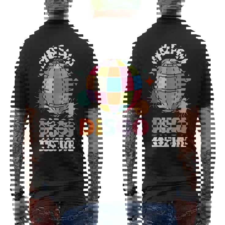 これは私のディスココスチュームrecto 1970年代のファンキーな面白いです メンズTシャツ バックプリント