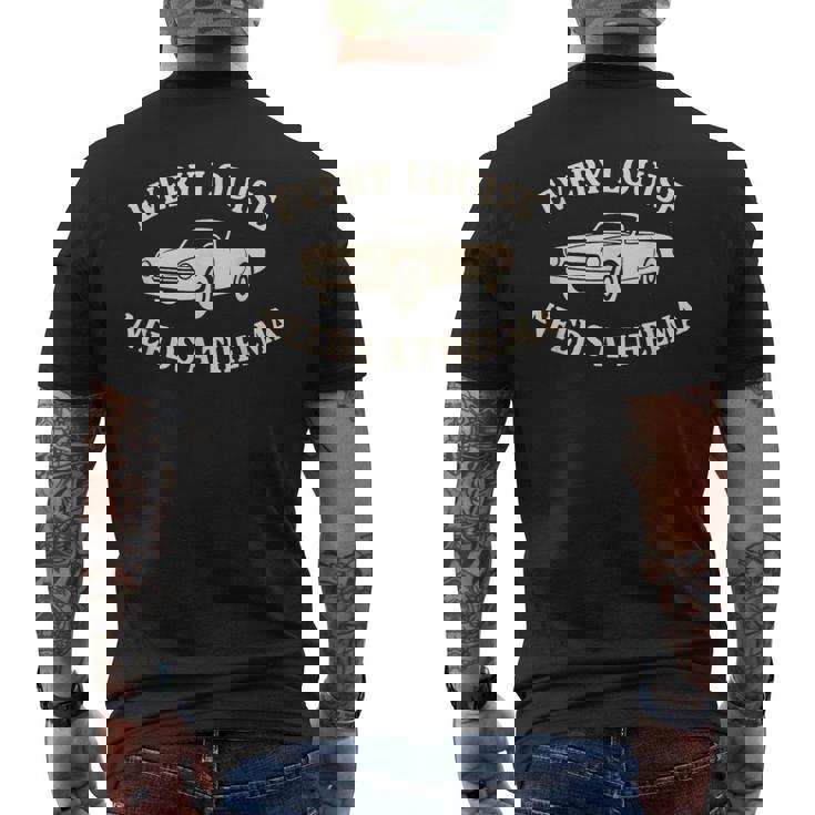 すべてのルイーズにはテルマの親友が必要 メンズTシャツ バックプリント