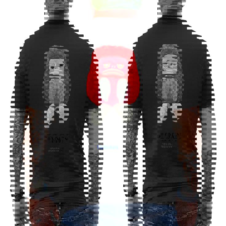 ぬいぐるみシリーズ ピグモン 長袖tシャツ メンズTシャツ バックプリント