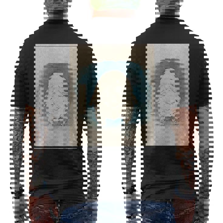 ぬっぺふほふ【日本の妖怪シリーズ】 メンズTシャツ バックプリント