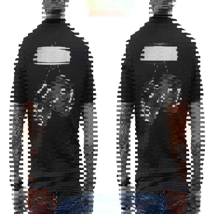 ふわふわサイコロtシャツ メンズTシャツ バックプリント