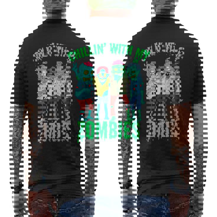 まったりもゾンビハロウィーン少年キッズギフトゾンビ メンズTシャツ バックプリント