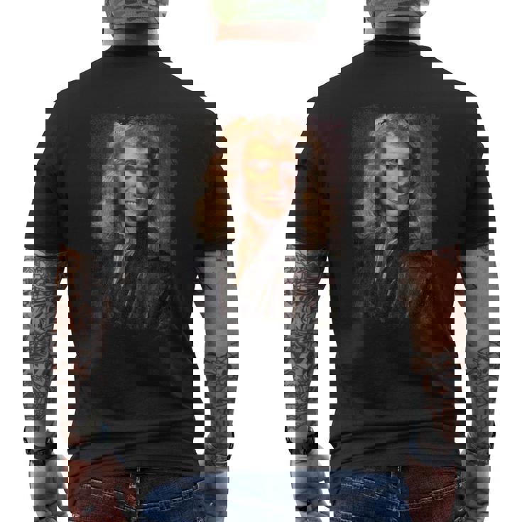 アイザック・ニュートン メンズTシャツ バックプリント