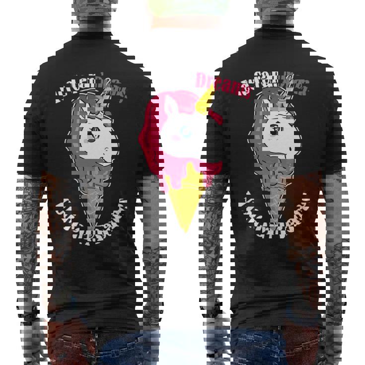 アイスクリーム 夢 ユニコーン ビームス スイーツ マジカル トリート 長袖tシャツ メンズTシャツ バックプリント