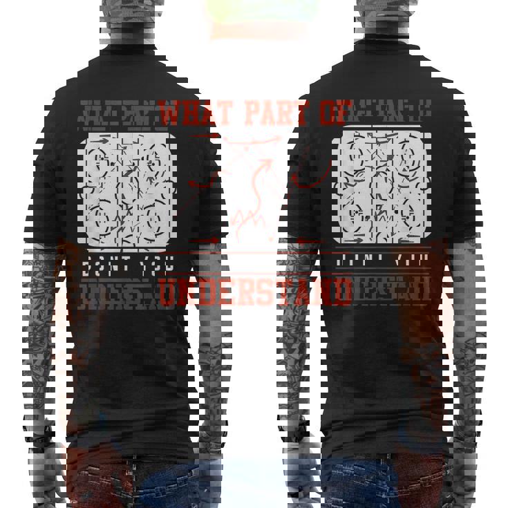 アイスホッケー タクティカルコーチ 面白いギフト アイスホッケー メンズTシャツ バックプリント